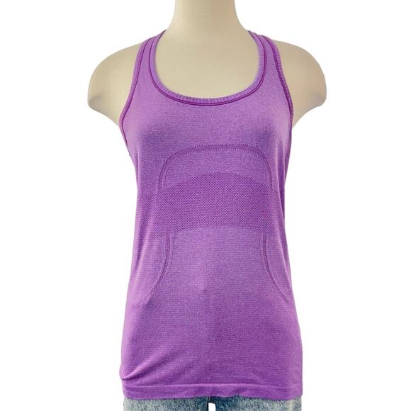 Lululemon Swiftly Tech Racerback Tank Top in Heathered Lilac Purple 8 - Picture 1 of 8